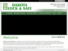 Tablet Screenshot of dakotalock.ca